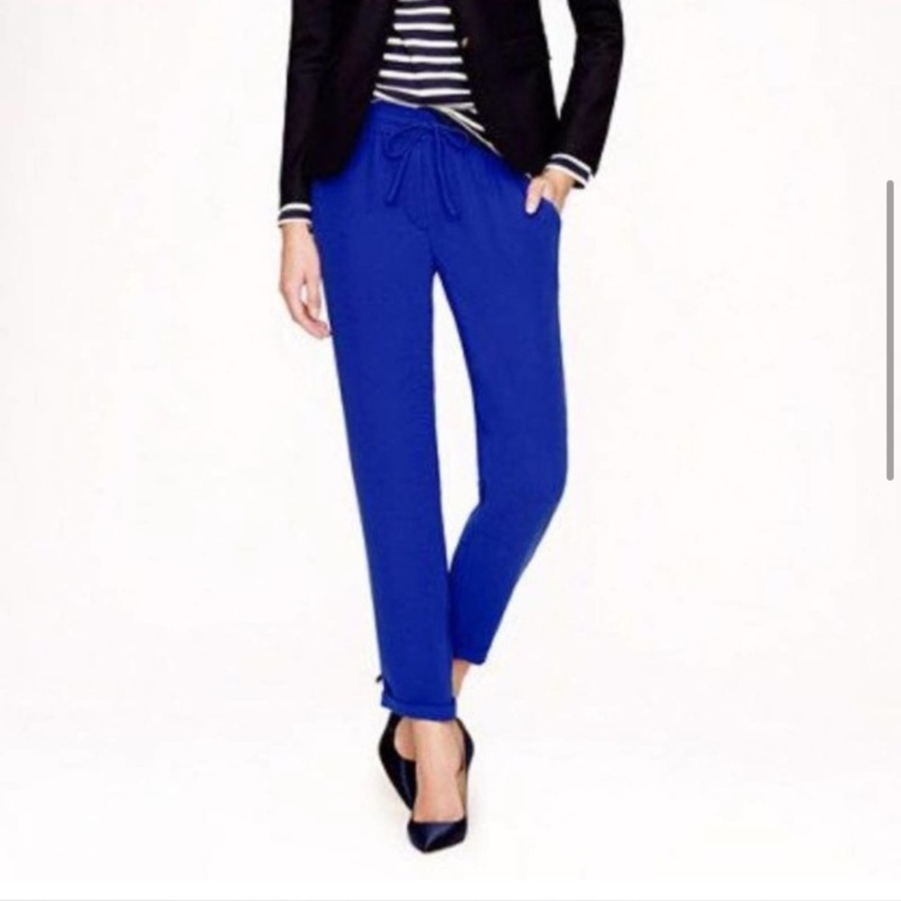 J. Crew Purple Crepe Pants